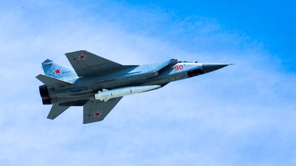 La Russia ha lanciato un missile ipersonico Kh-47M2 Kinzhal, che è stato abbattuto dalle difese ucraine. (Foto simbolica)