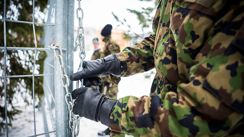 Maximal 5000 Armeeangehörige dürfen am WEF in Davos jeweils eingesetzt werden. (Archivbild)