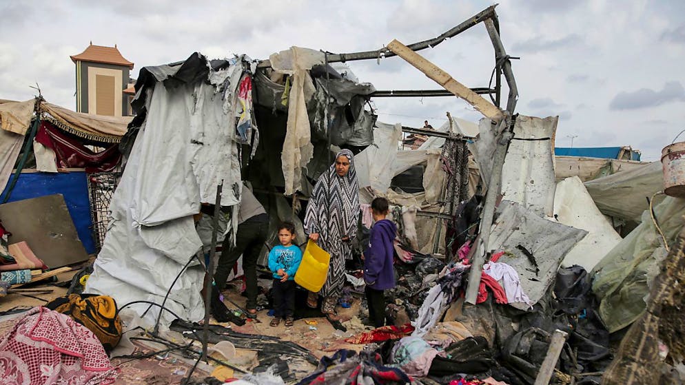 L'Unrwa stima che, alla fine dello scorso anno, nella Striscia di Gaza 1,7 milioni di persone (il 75% della popolazione) erano sfollate a causa delle violenze (foto d'archivio)