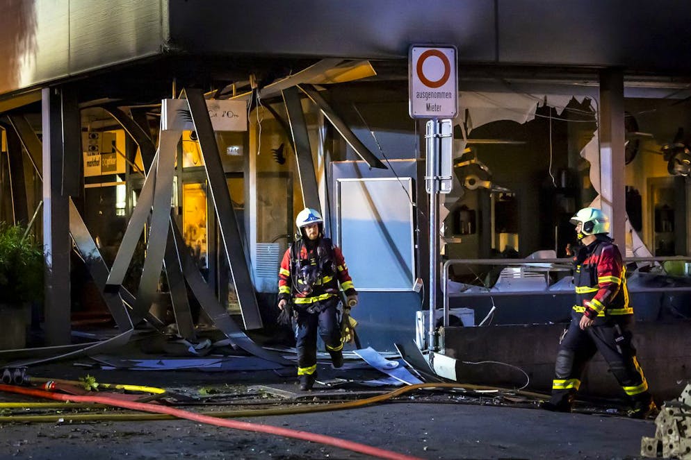 Il luogo dell'esplosione