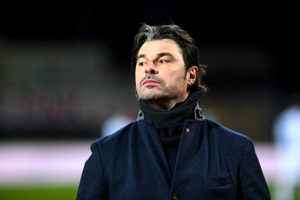 Ciriaco Sforza lorsqu'il était encore sur le banc du FC Bâle.