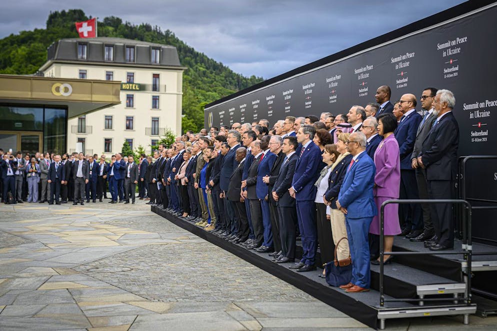 Bürgenstock. Ecco la foto ufficiale di tutti i partecipanti
