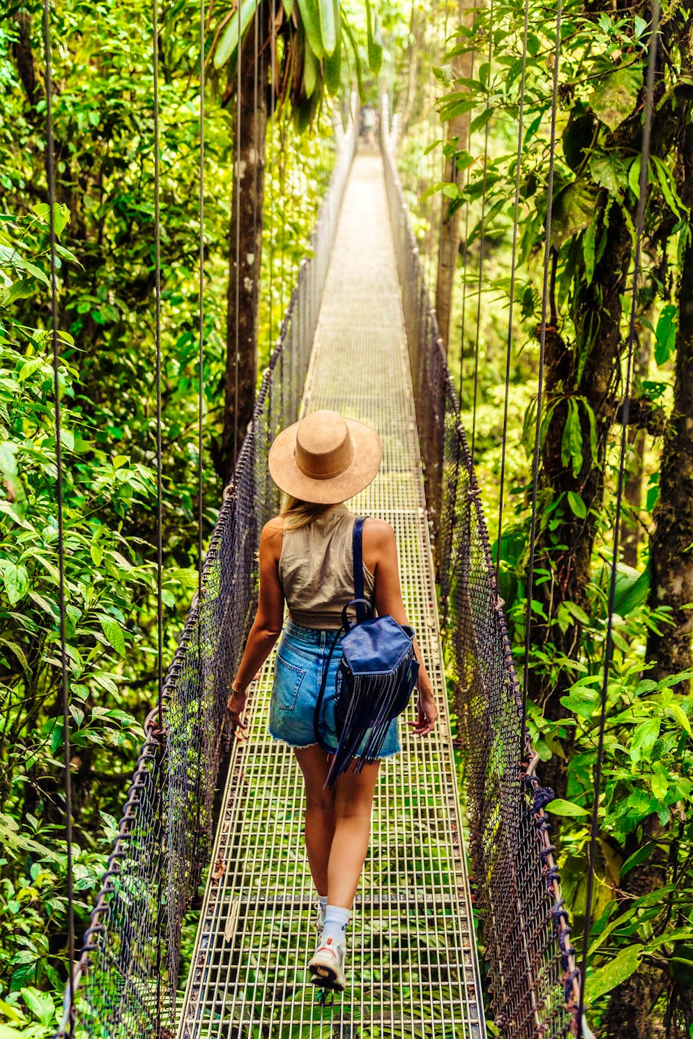 Costa Rica: il Vulcano Arenal. I ponti sospesi della Costa Rica sono una vera esperienza.