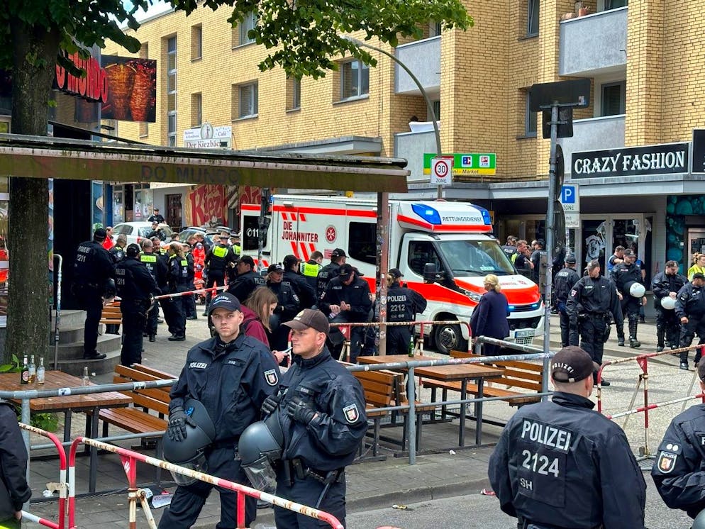 L'agression s'est déroulée près de l'avenue très touristique Reeperbahn.