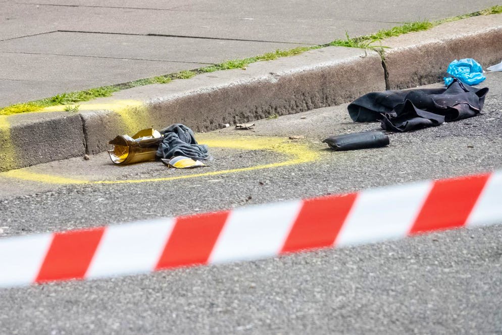 Sulla scena del crimini ad Amburgo.