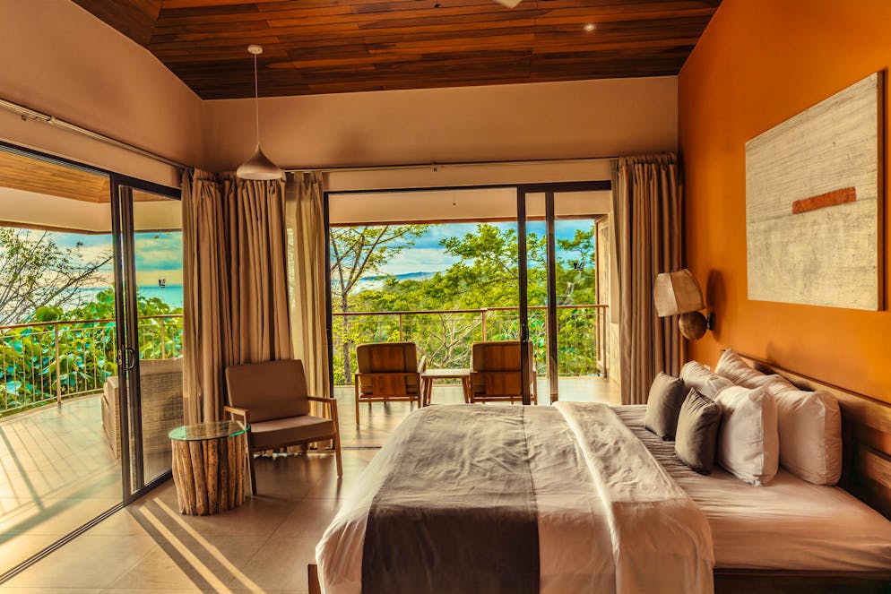 Costa Rica: la Lagarta Lodge. Anche dalle camere si gode di una vista panoramica impareggiabile.