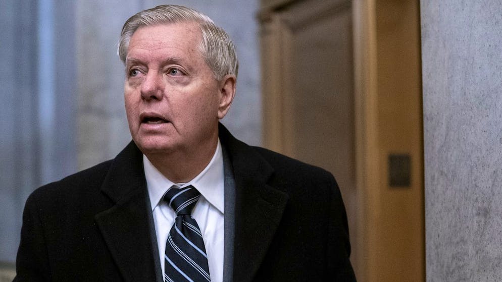 Senator Lindsey Graham im Februar 2021: Trump als einziger Weg aus der Krise.