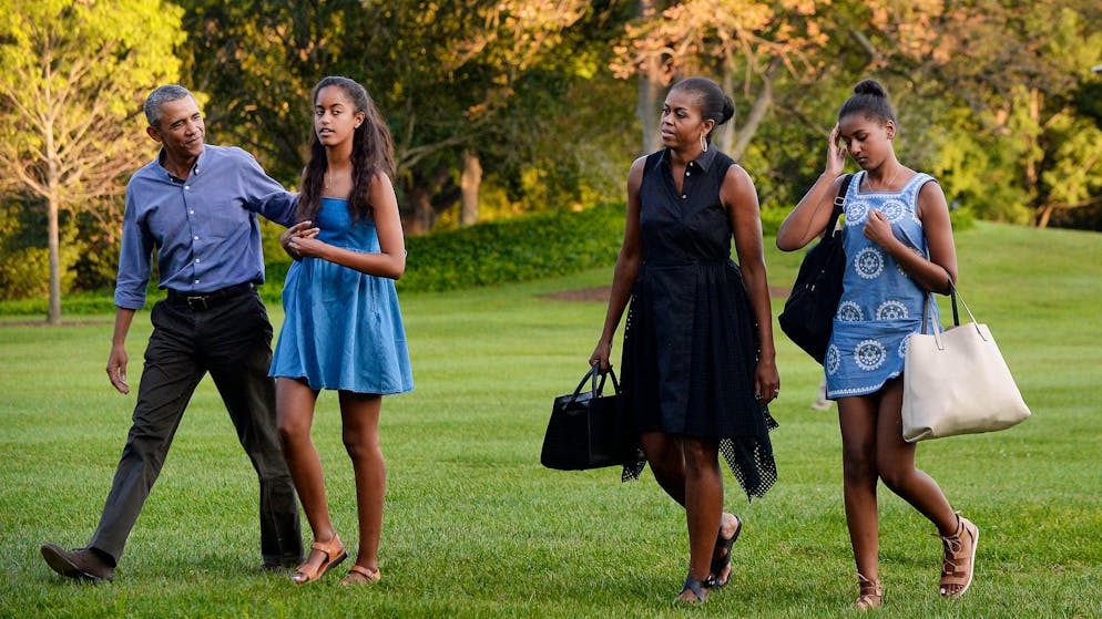 Malia (25) und Natasha (23). Die Töchter der Obamas gehen «niemals» in die Politik