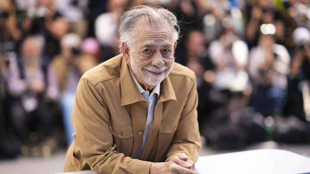 Il regista americano Francis Ford Coppola alla presentazione del film "Megalopolis" durante il festival di Cannes