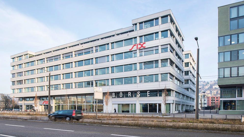 L'edificio che ospita la Borsa svizzera a Zurigo