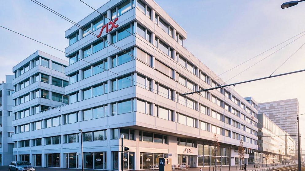 L'edificio che ospita la Borsa svizzera a Zurigo