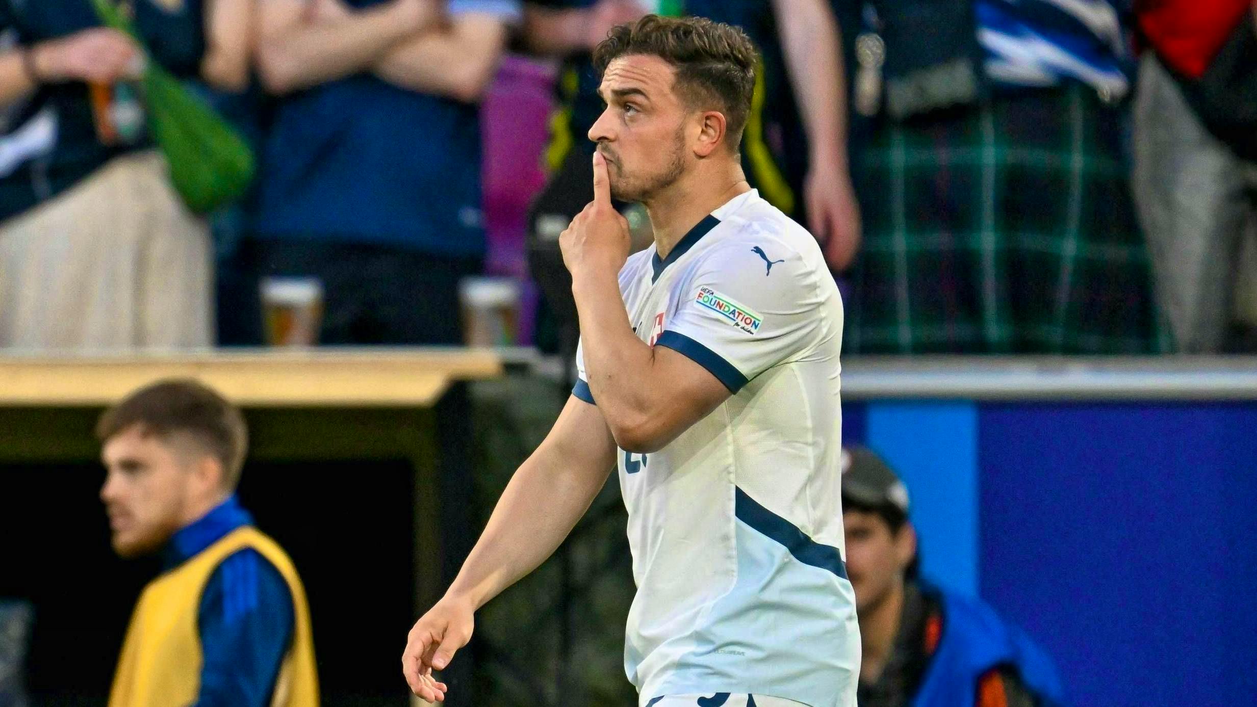 Not fit enough?. Shaqiri silences his critics with this dream goal