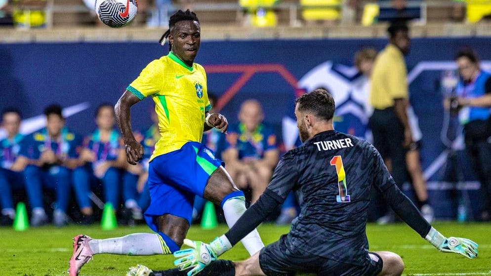 The Brazilians' hopes rest in particular on Vinicius Junior.