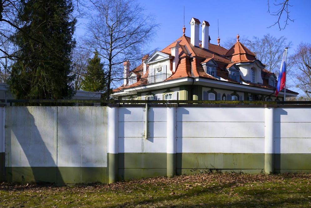 L'ambasciata russa a Berna, fotografata nel 2022. 