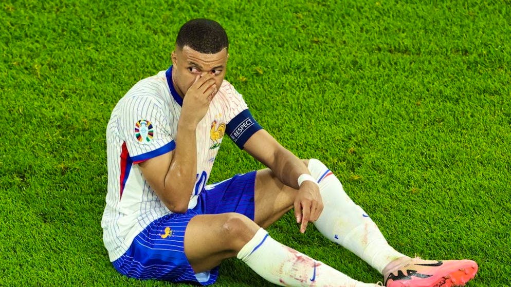 Kylian Mbappé was already back on the training pitch