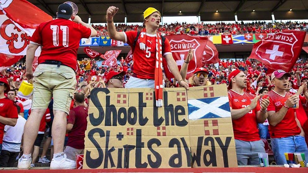 Thanks to Shaqiri, Switzerland are very close to the round of 16 - Gallery. The fans' message to the Swiss players was clear