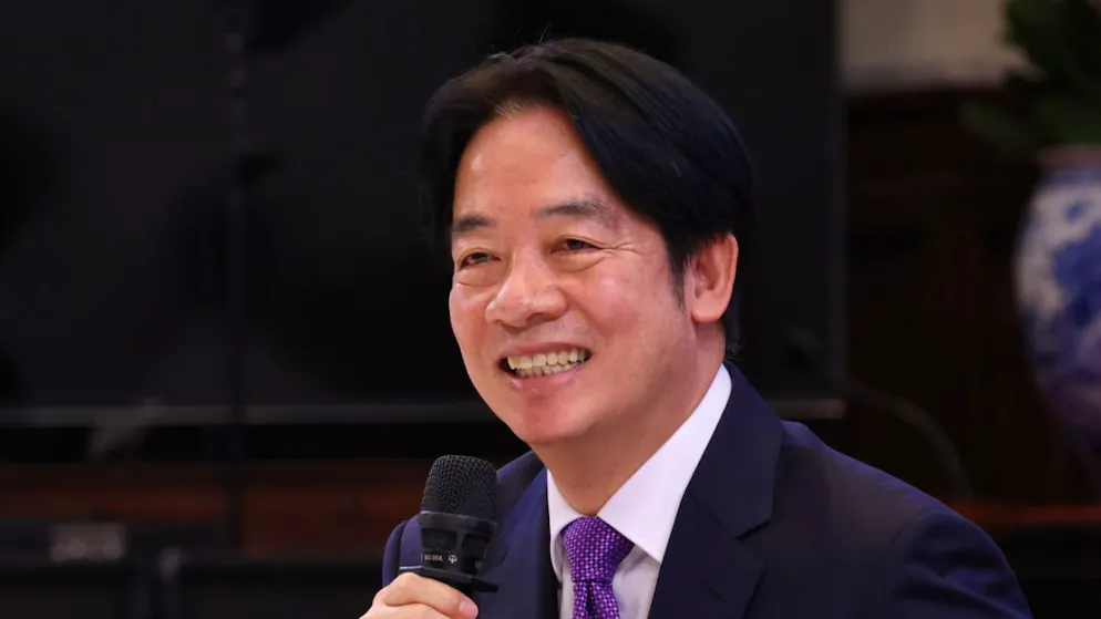 Il presidente di Taiwan William Lai.