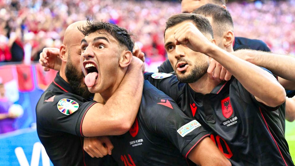 Great jubilation for the Albanians.