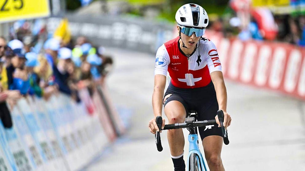 Jolanda Neff at the Tour de Suisse Women, which ended on Tuesday after four days.