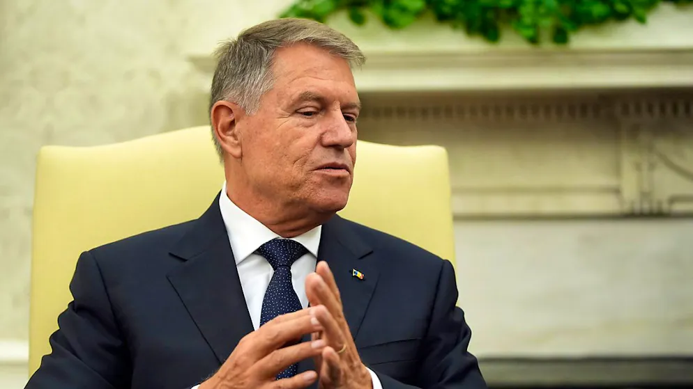 Il presidente della Romania Klaus Iohannis (foto d'archivio)