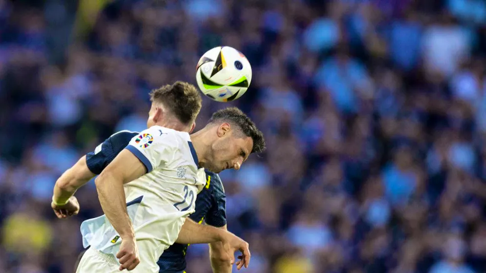 Swiss defender Fabian Schär showed his resilience against Scotland