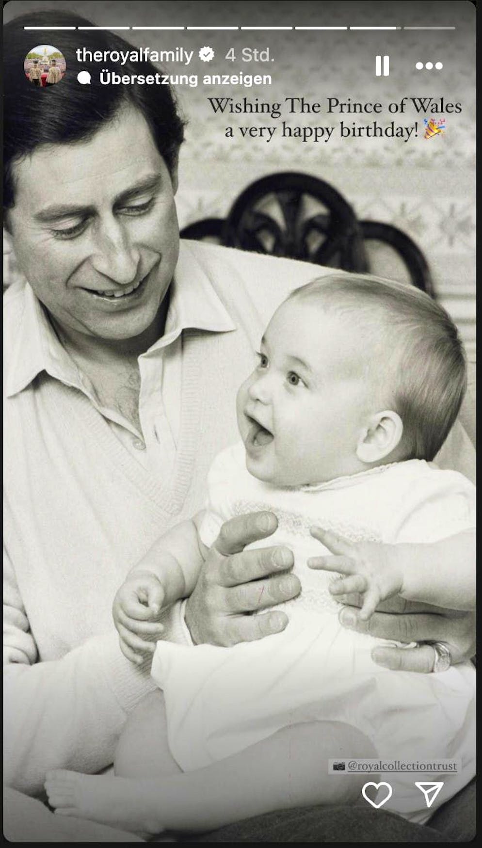 With this sweet post, King Charles congratulates his son Prince William on his 42nd birthday.