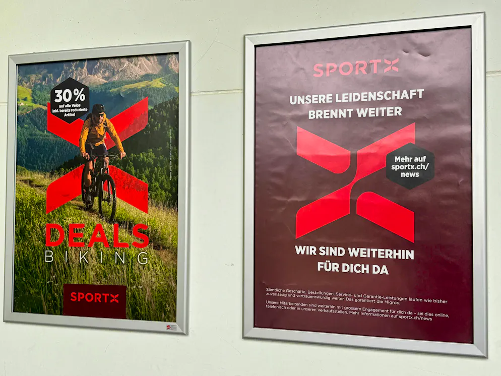 "Our passion continues to burn" says the posters at SportX. 