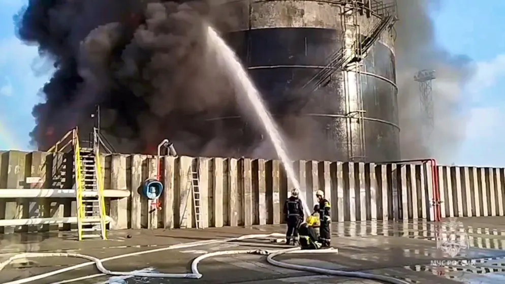 Già negli scorsi giorni un drone ucraino aveva attaccato un serbatoio di petrolio in Russia. (immagine d'archivio)