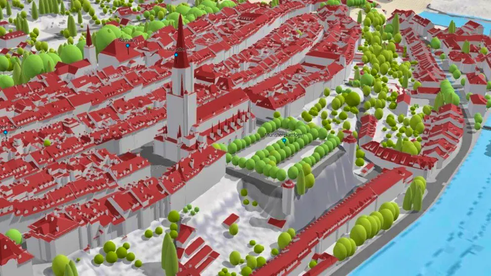 The city of Bern has updated its digital 3D model.