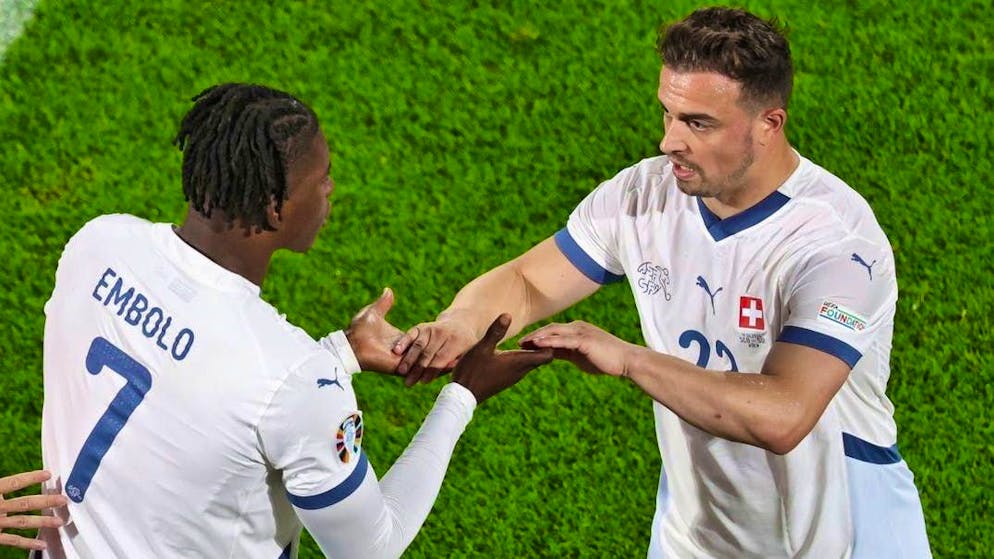 It's quite possible that Embolo will start against Germany and Shaqiri will have to sit on the bench.