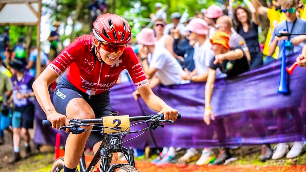 Alessandra Keller fights her way to 2nd place in Crans-Montana