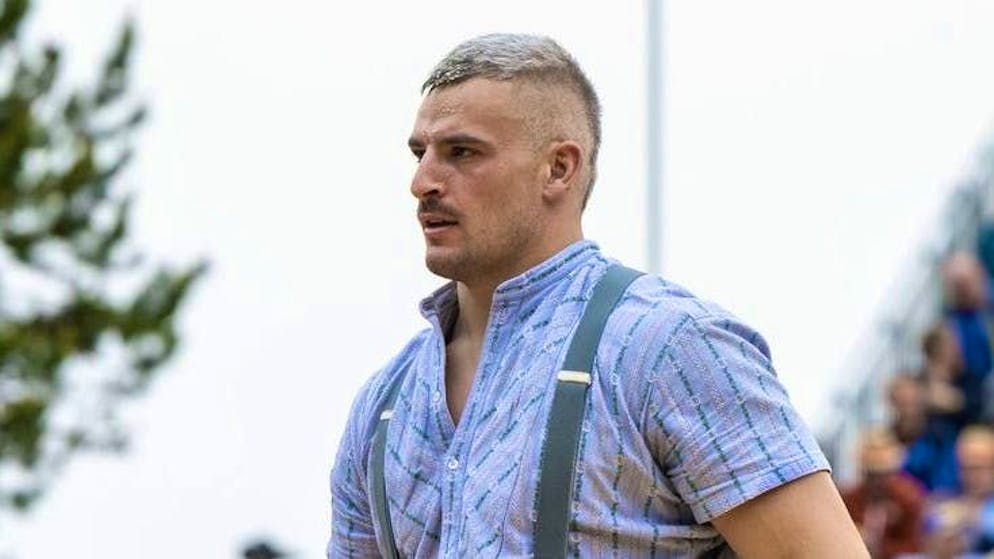 Samuel Giger is one of the top favorites to win the Schwarzsee-Schwinget.