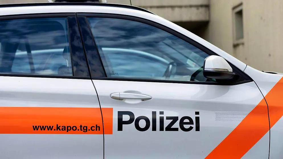 The Thurgau cantonal police had to respond to an accident in Roggwil after a man fell from a ladder. (archive picture)