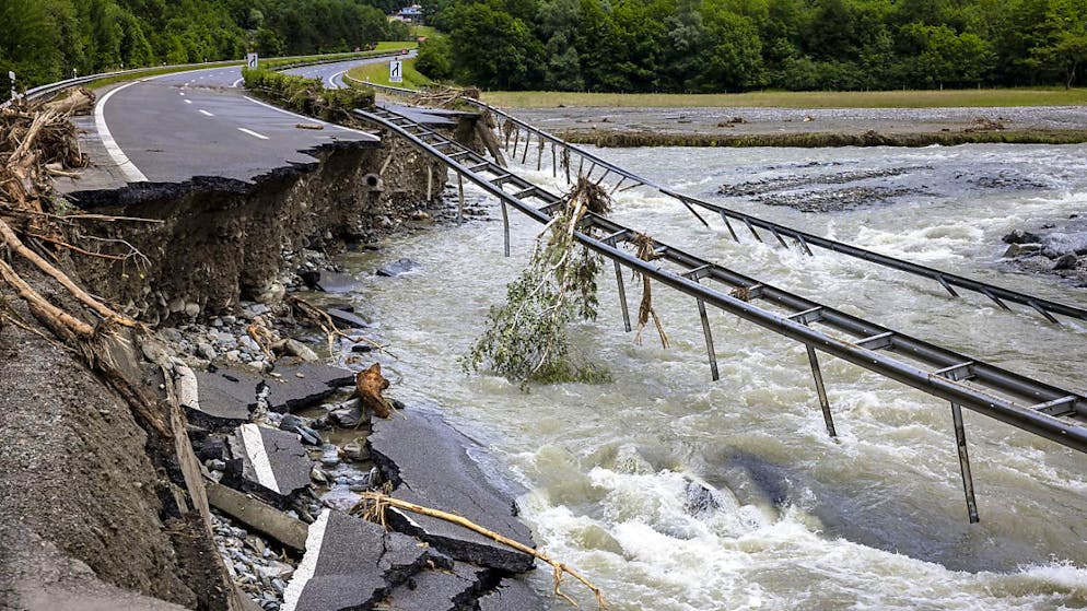 Änderungen am Gotthard. Bundesrat ergreift Sofort-Massnahmen wegen zerstörter A13