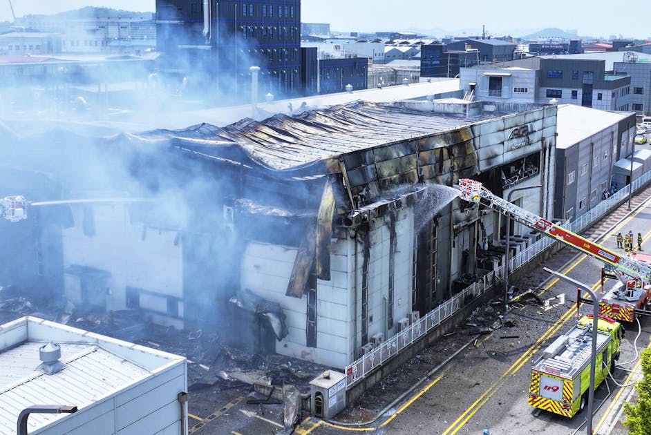 Brand in BatterieFabrik fordert mindesten 20 Tote in Südkorea blue News