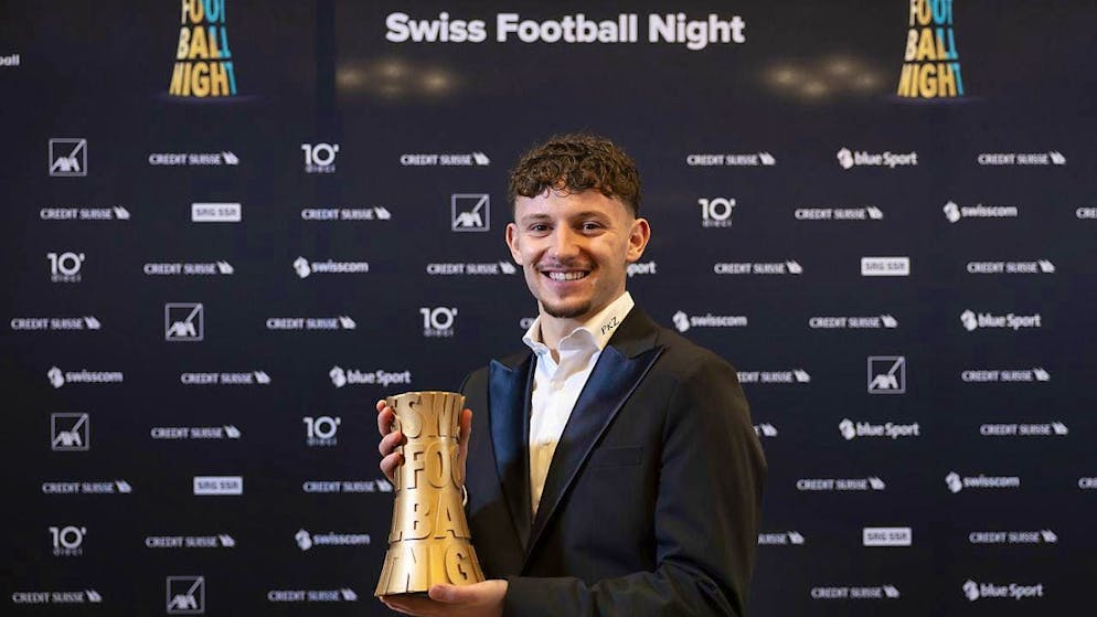 Daniel dos Santos was voted the best player in the Challenge League at the start of the year