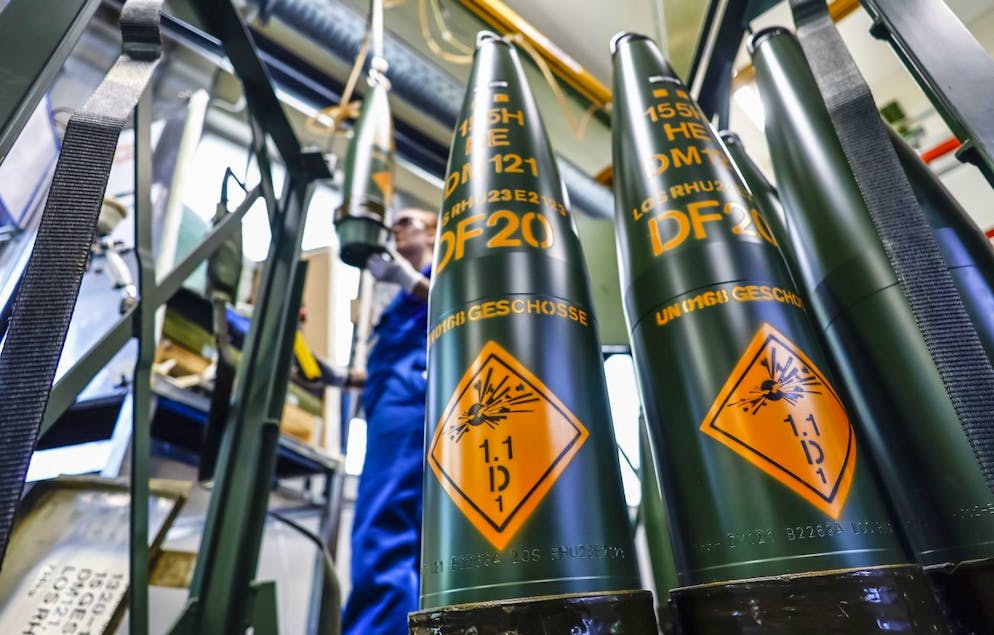 Munitionsproduktion bei Rheinmetall in Unterlüss.
