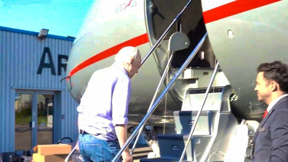 Deal with US authorities. Julian Assange is surprisingly released