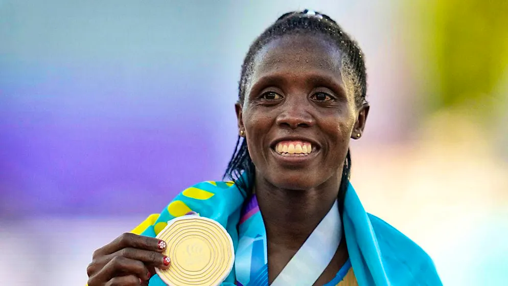 Norah Jeruto, born in Kenya and competing for Kazakhstan, won World Championship gold in the 3000 m steeplechase in 2022