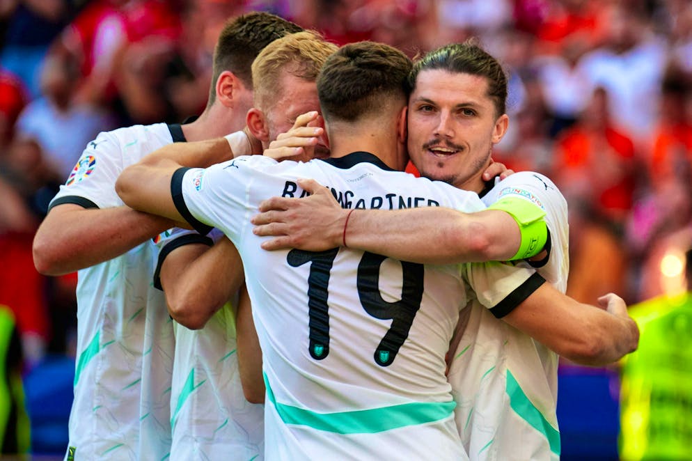 Austria wins 3:2 against the Netherlands.