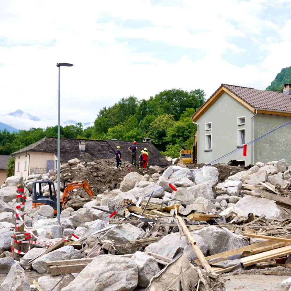 Unterwegs im verwüsteten Misox. Ist das zerstörte Dorf für immer verloren?