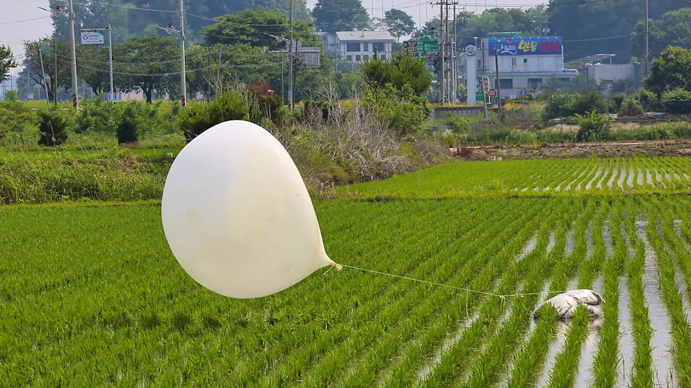 Continua il lancio di palloncini da parte della Corea del Nord.