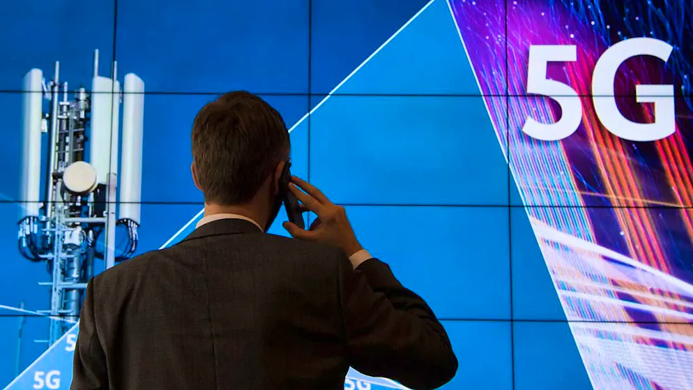 Every fourth mobile contract in Western Europe now includes the option of using the faster 5G network. With a market penetration of 26%, Western European mobile network providers are only in fourth place in an international comparison. (symbolic image)