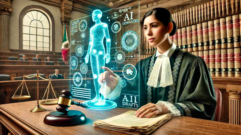 Revolution in the judiciary. Mexican judge uses AI to draft sentences