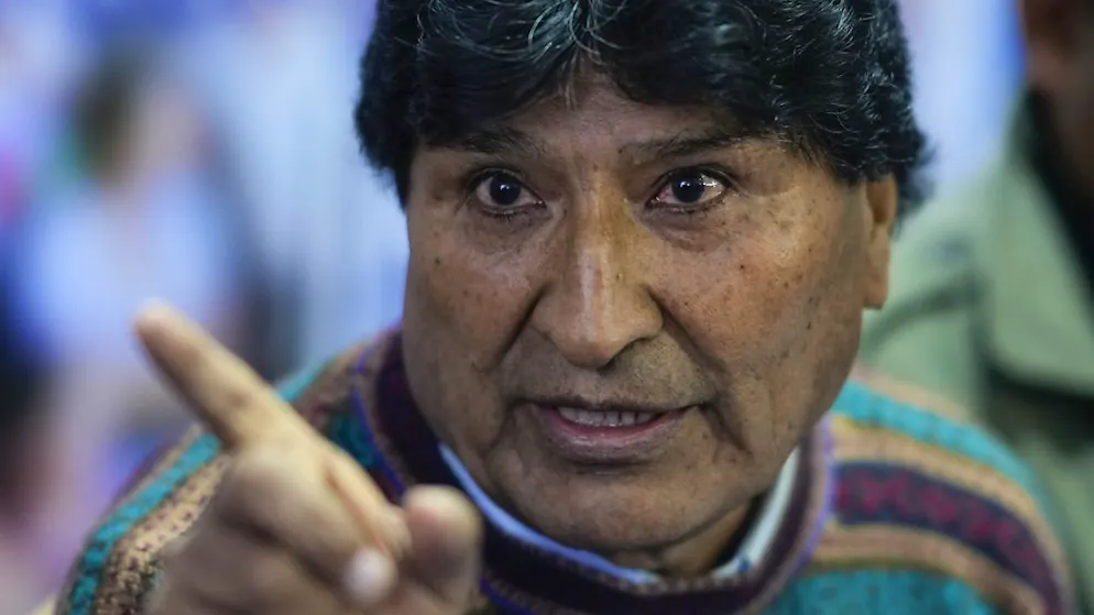 L'ex presidente boliviano Evo Morales