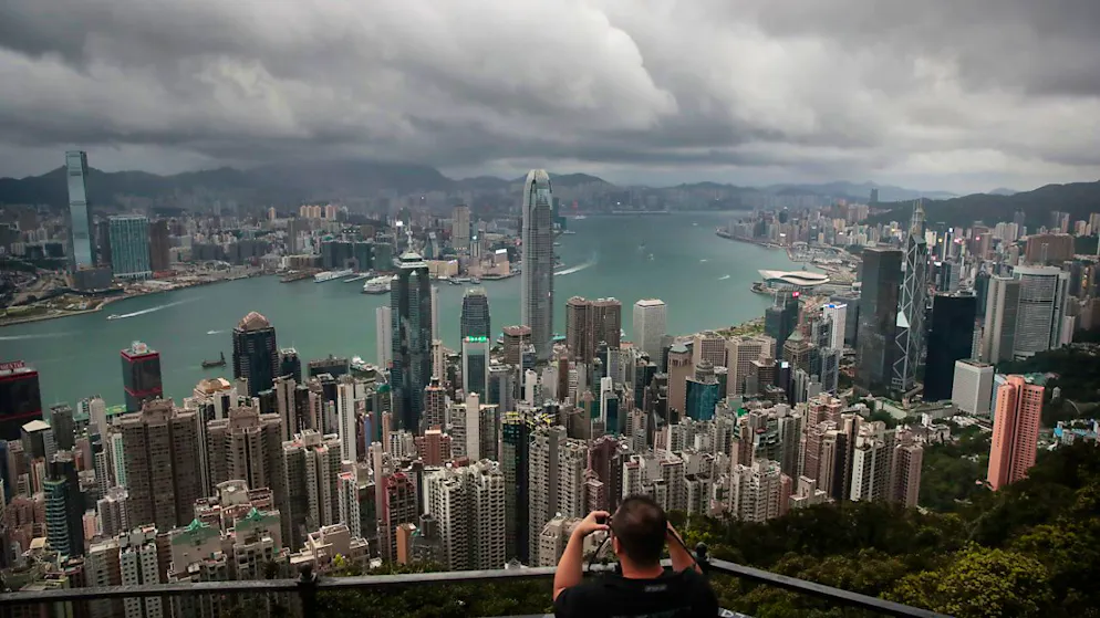 Hong Kong in una foto d'archivio