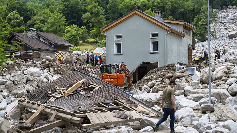 I danni causati dall'alluvione di venerdì scorso a Lostallo (GR) sono stimati a poco meno di 40 milioni di franchi.