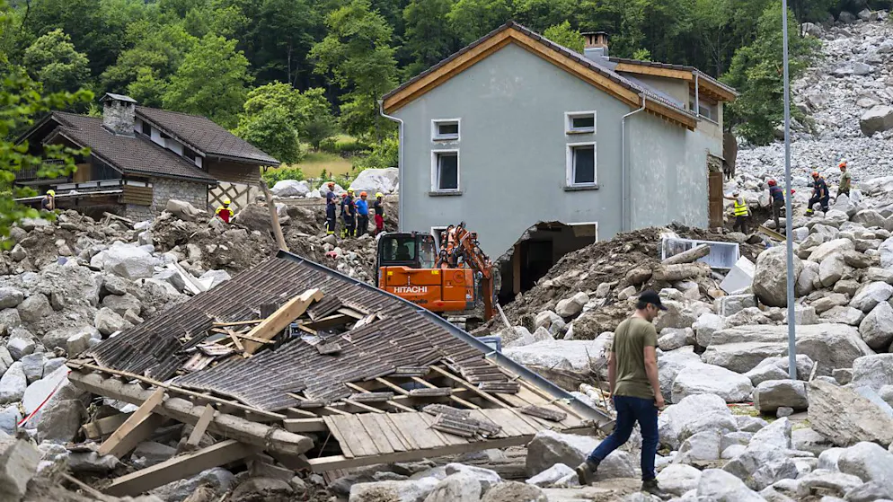 I danni causati dall'alluvione di venerdì scorso a Lostallo (GR) sono stimati a poco meno di 40 milioni di franchi.