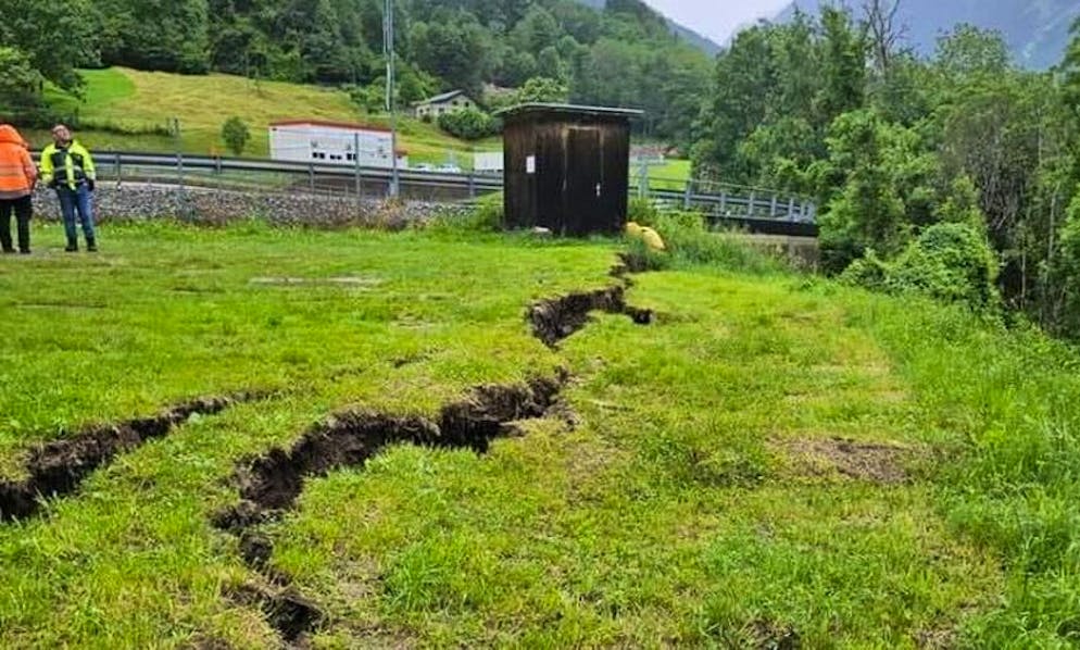 AAppena sotto il semisvincolo di Mesocco sud