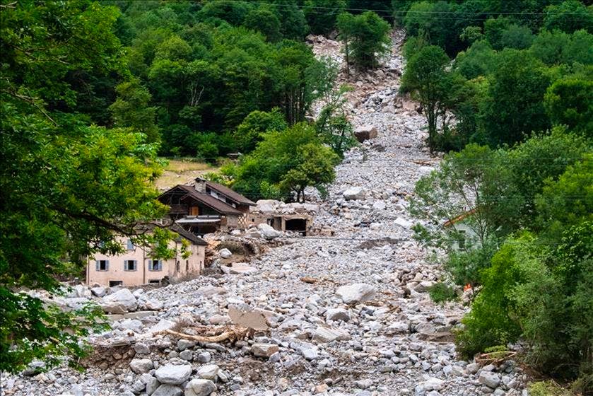 Alluvione In Mesolcina, Trovato Il Corpo Di Una Donna | Blue News